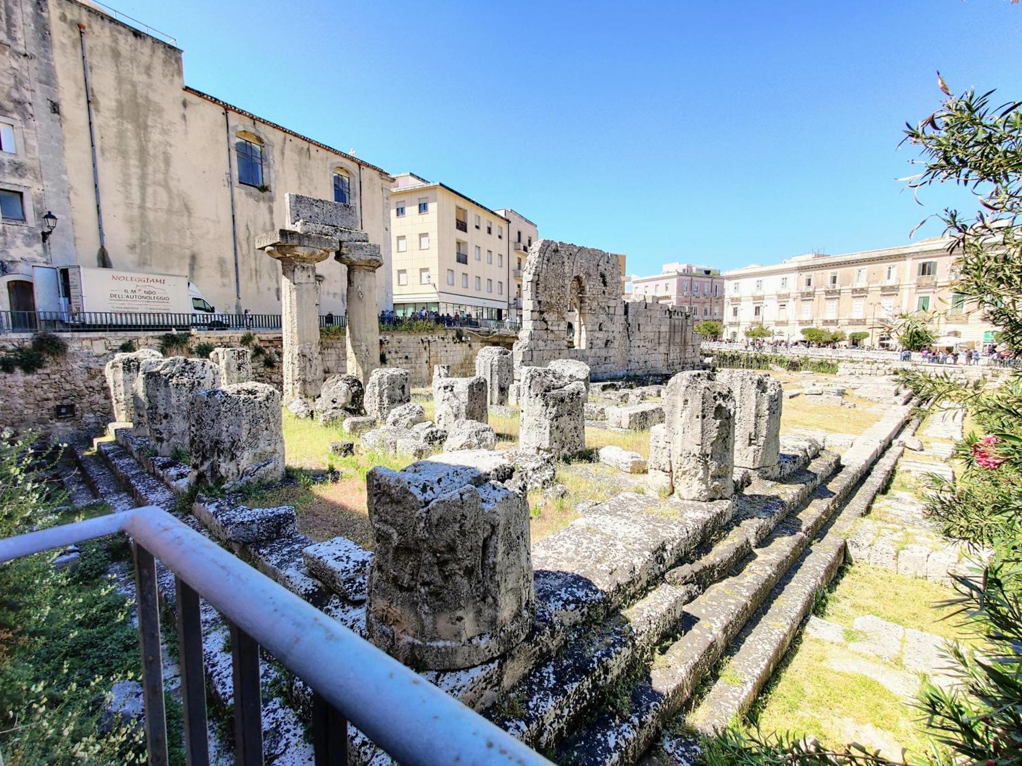 Appartement Apollonion Hh Above Apollo'S Temple Ortygia à Syracuse Chambre photo